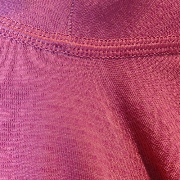 LULULEMON Swiftly Speed Turtleneck Running Athletic Violet Red Size 12 - Picture 7 of 10